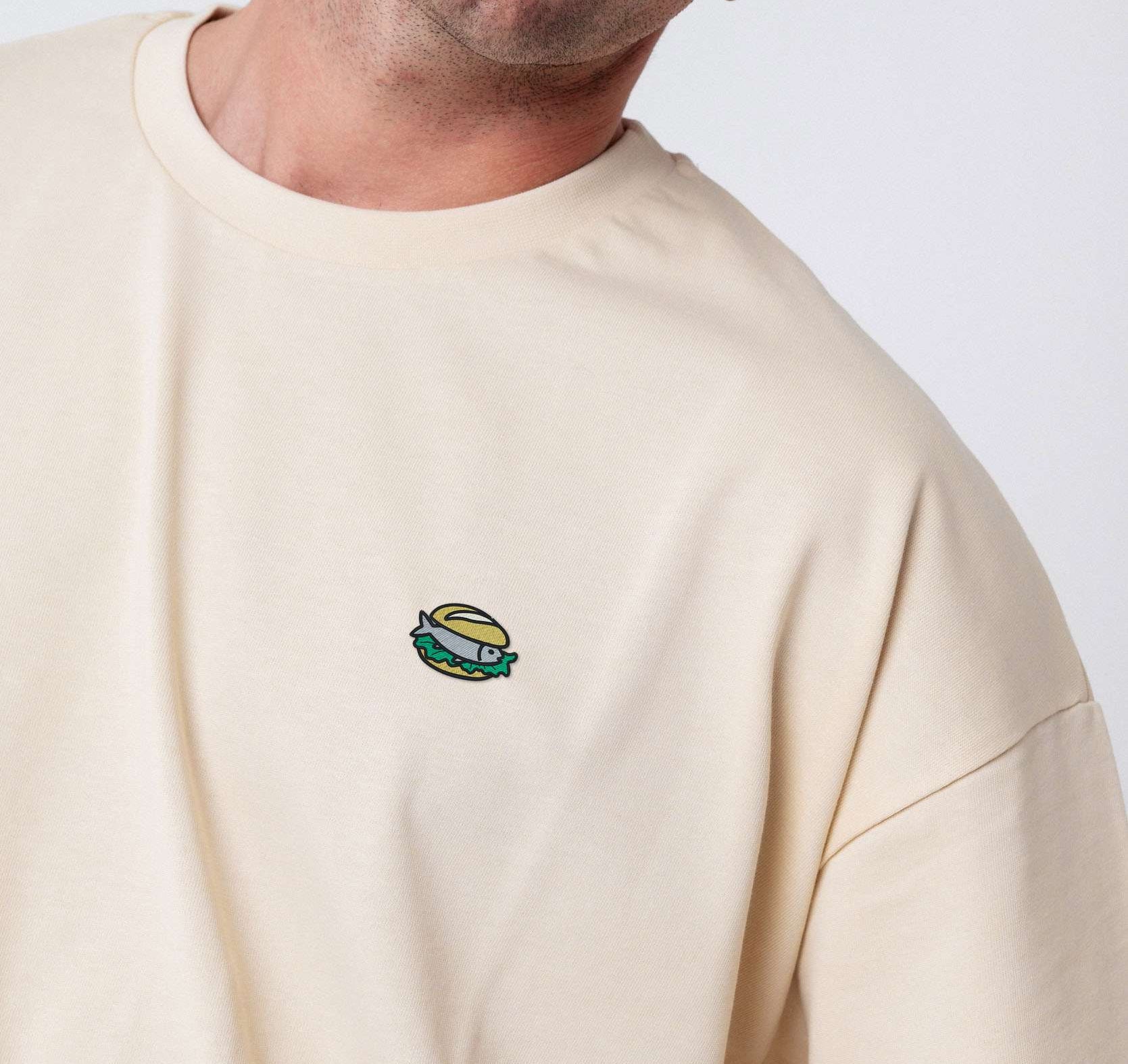 Fischbrötchen | Heavy Oversized Bio Baumwoll T-Shirt