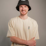 FOMO schwarz Cord Bucket Hat