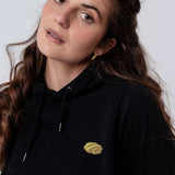 Franzbrötchen | Bestickter Bio Baumwoll Unisex Hoodie