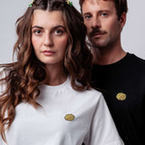 Franzbrötchen T-Shirt Weiß