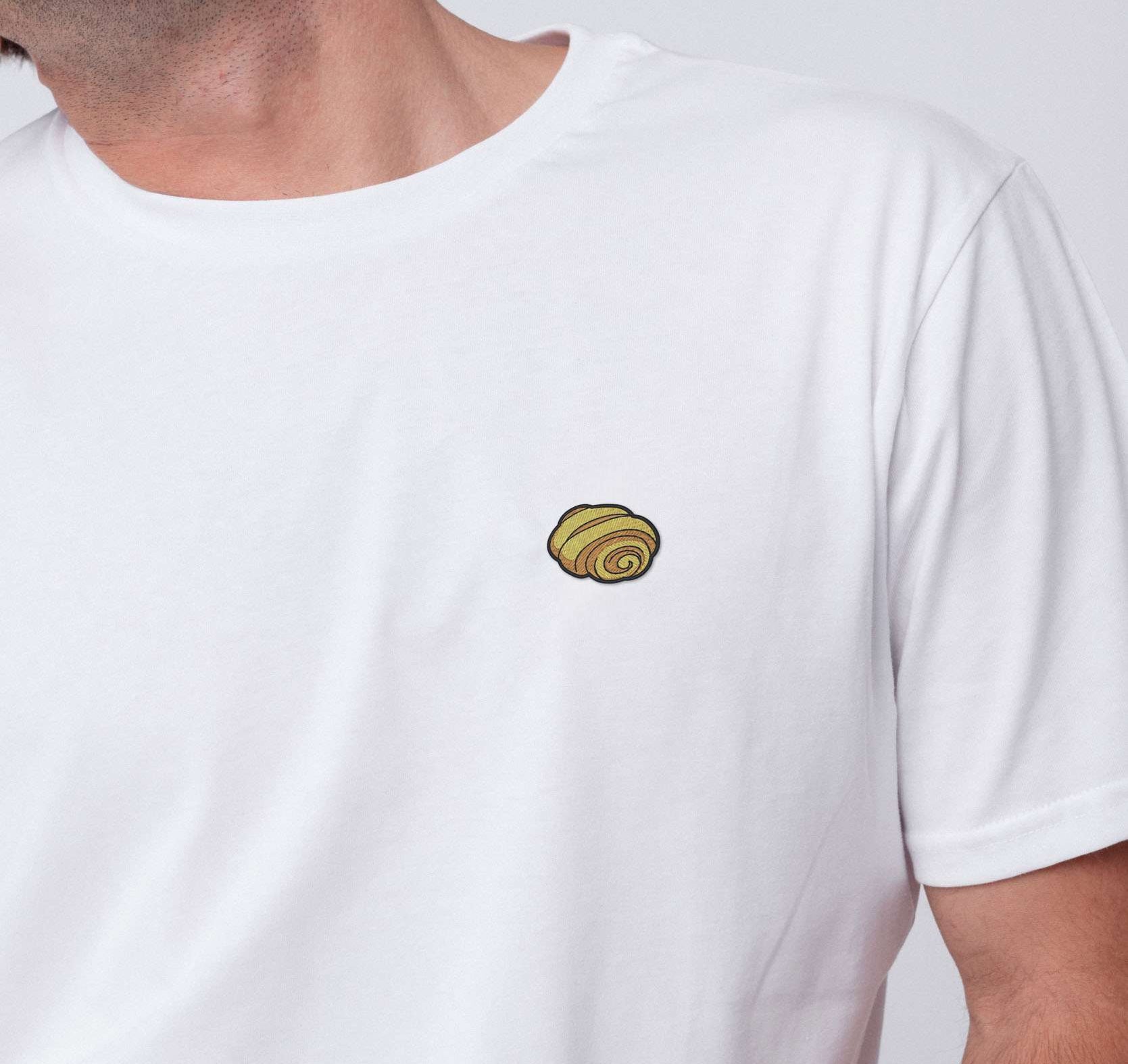 Franzbrötchen | Besticktes Bio Baumwoll Unisex T-Shirt