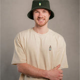 Gin Basil Smash | Bestickter Bio-Baumwoll Cord Bucket Hat