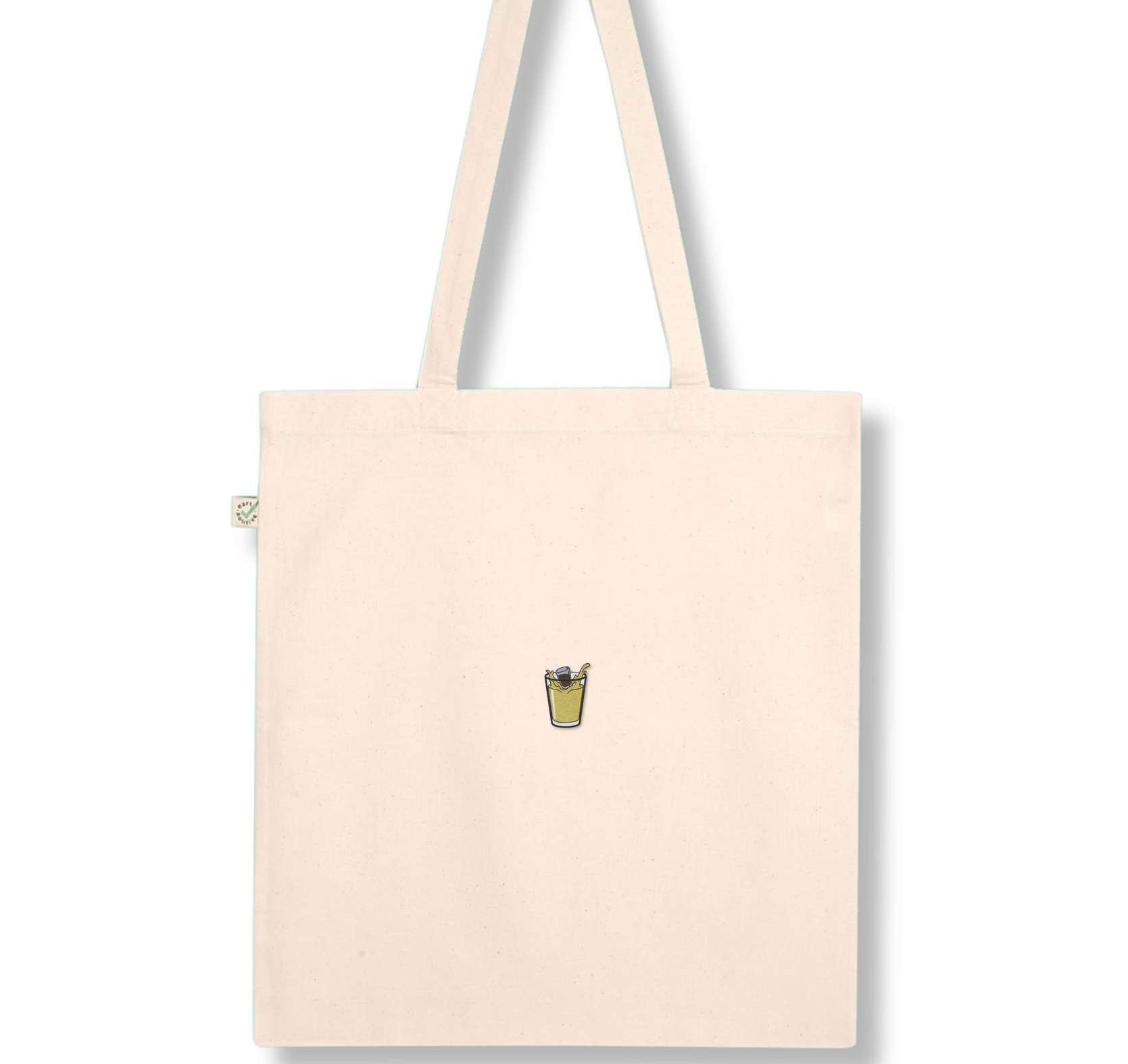 Jägerbomb | Bestickte Bio Baumwoll Tasche