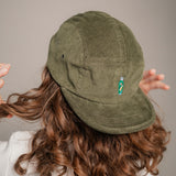 Kuemmerling Pfefferminz Camper-Cap dunkelgrun Cord Camper Cap