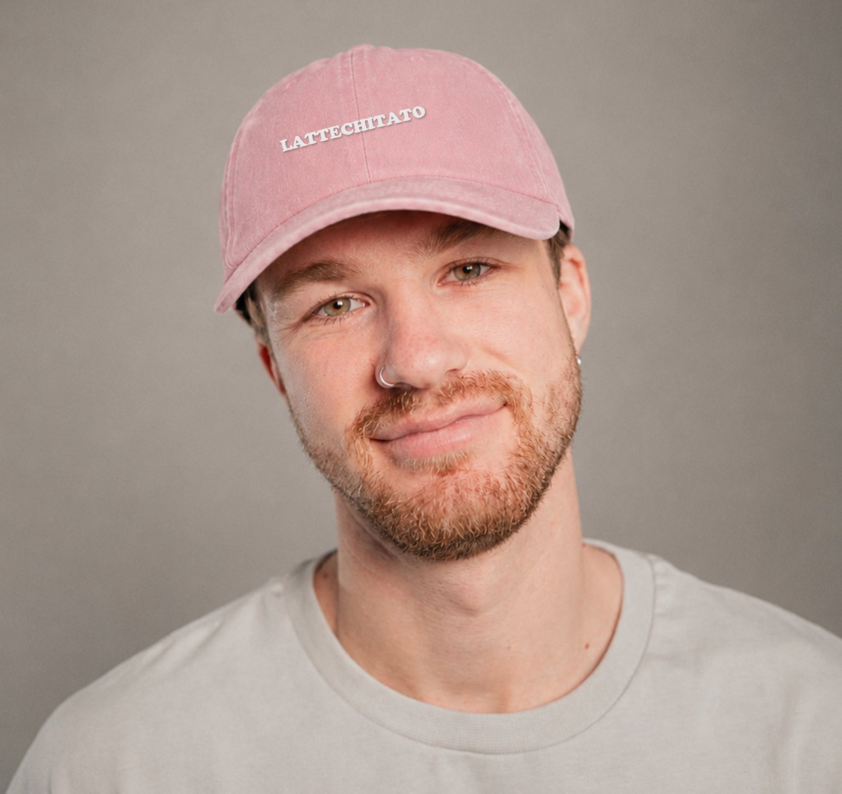 Lattechitato Vintage Dusty Pink Vintage Cap