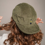Mallesäule Camper-Cap dunkelgrun Cord Camper Cap