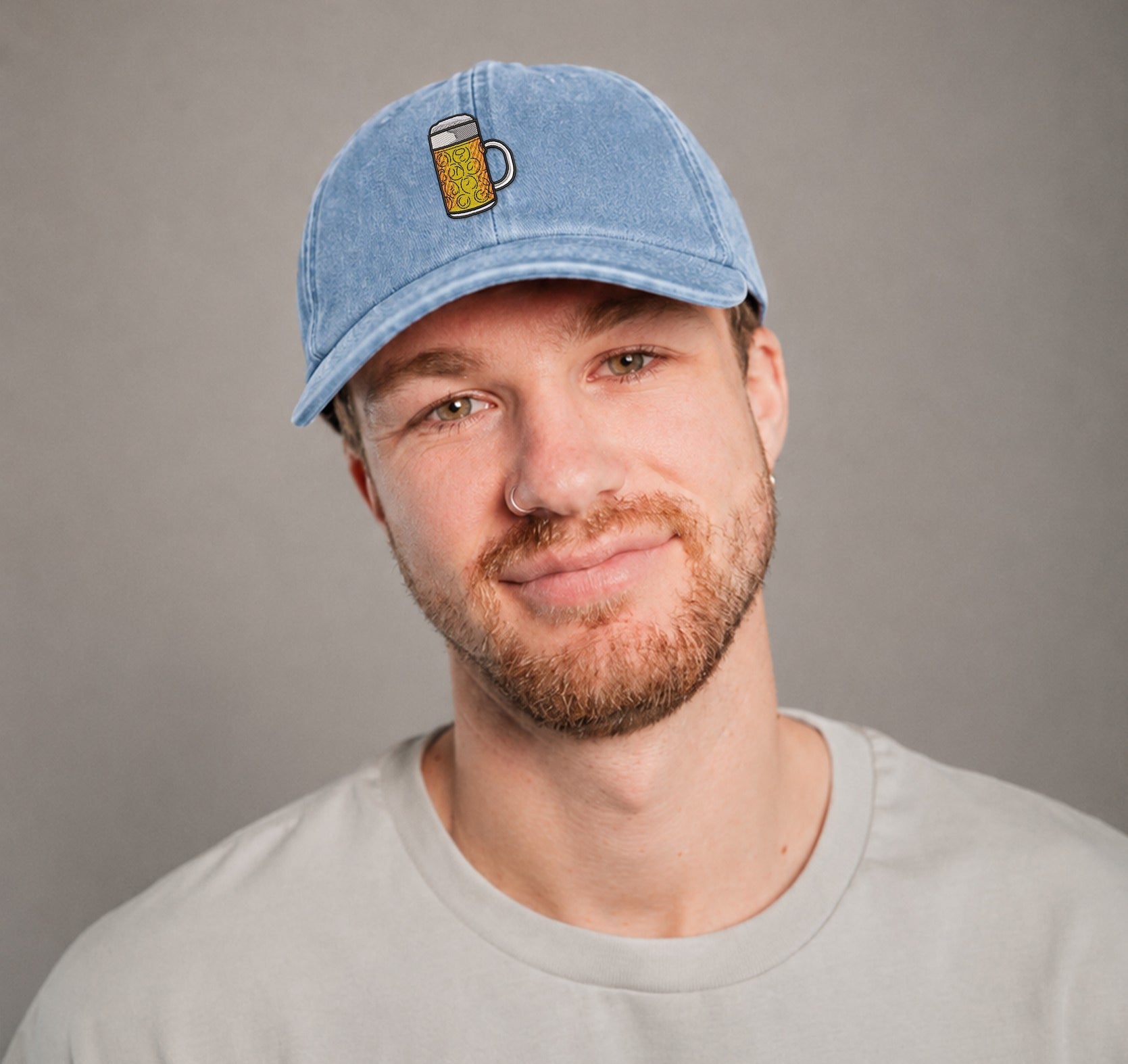 Masskrug Vintage Light Denim Vintage Cap