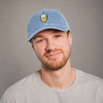 Matcha Latte Vintage Light Denim Vintage Cap