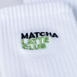 Matcha Latte Club | Bestickte Bio Baumwoll Socken
