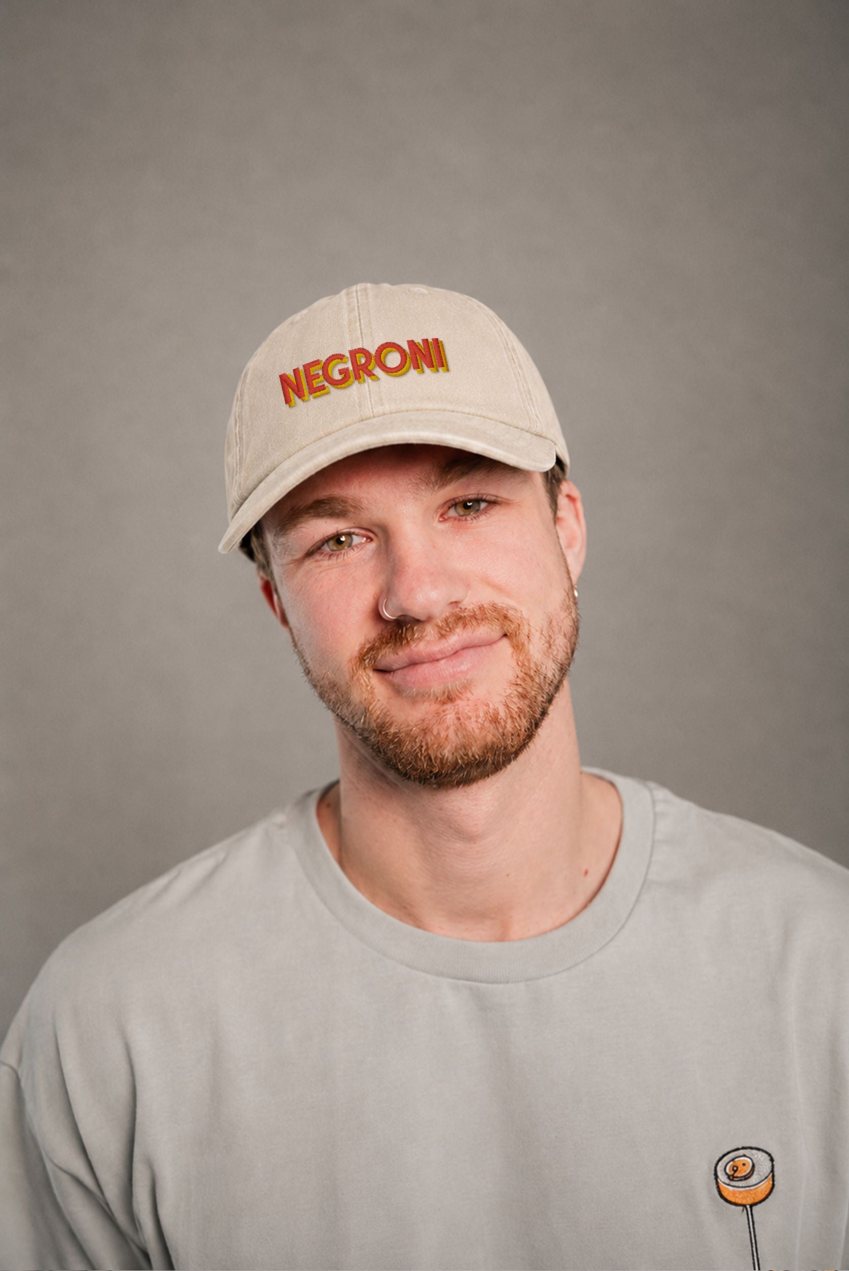 NEGRONI Schrift Vintage Sand Vintage Cap