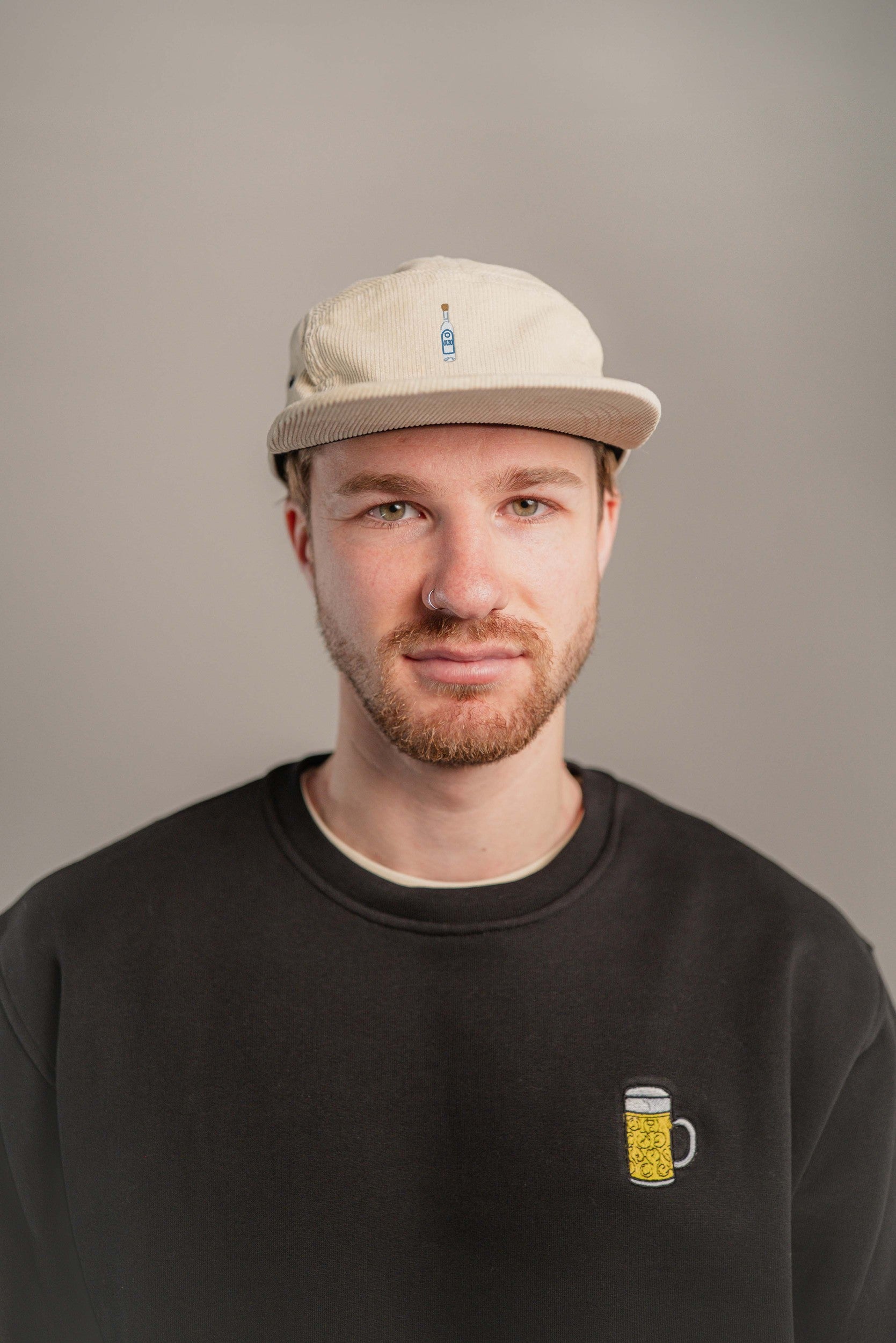 Ouzo Camper-Cap sand Cord Camper Cap