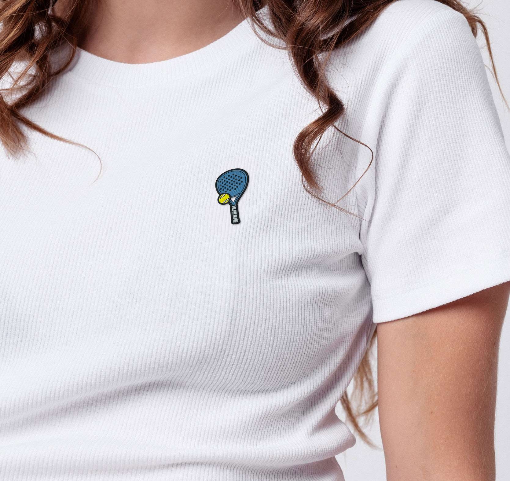 Padel | Besticktes Bio Baumwoll Cropped T-Shirt