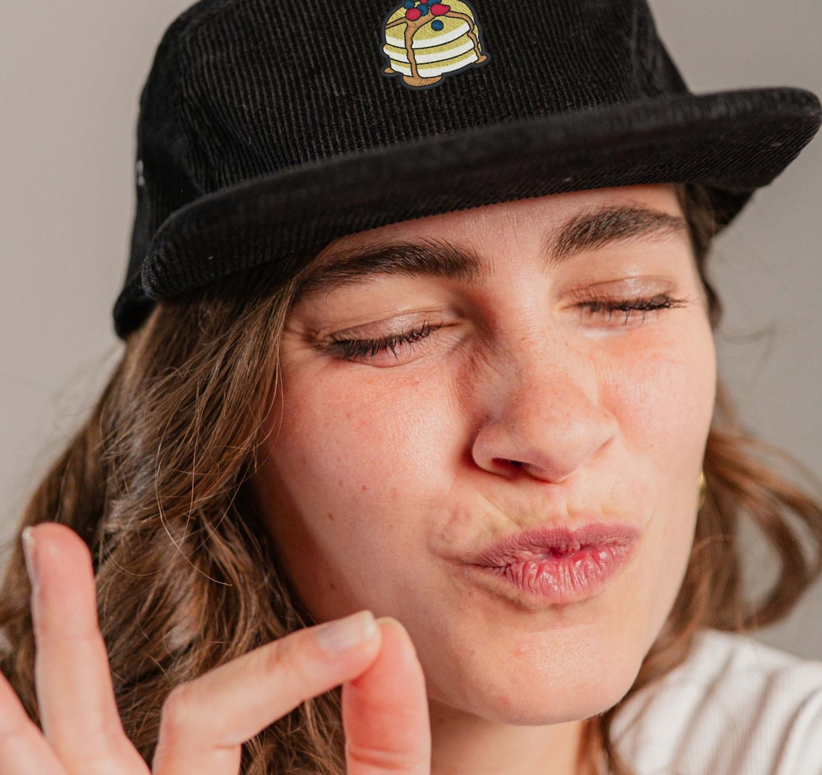 Pfannkuchen Cord Camper Cap