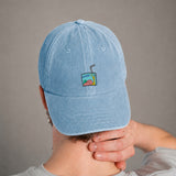 Pfirsich Eistee | Bestickte Vintage Cap
