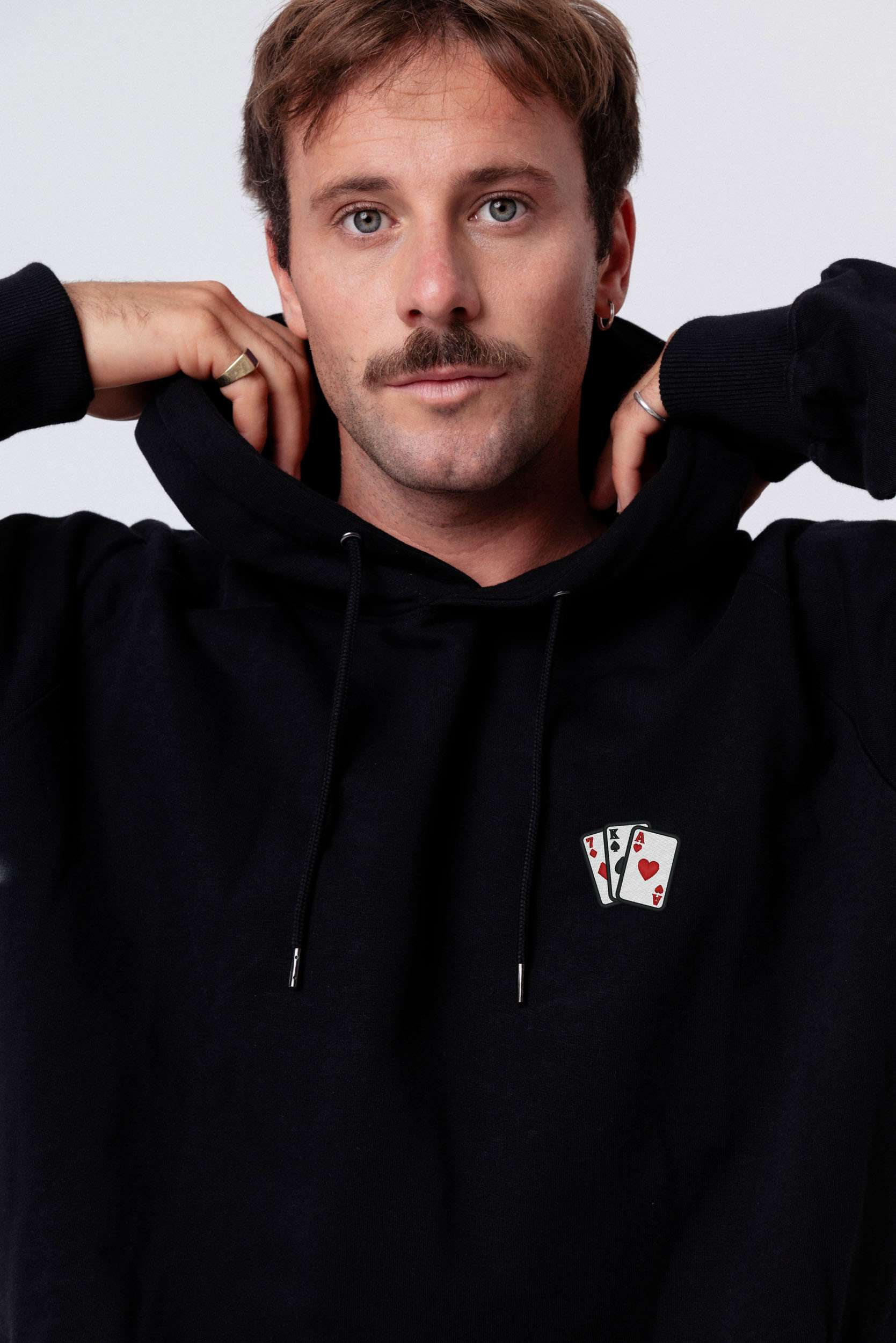Poker Hoodie Sand
