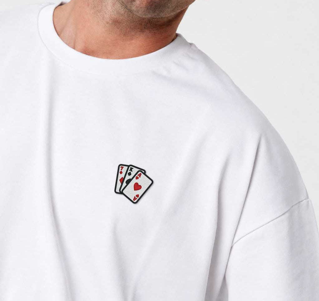 Poker | Heavy Oversized Bio Baumwoll T-Shirt