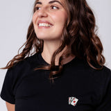 Poker | Besticktes Bio Baumwoll Frauen T-Shirt