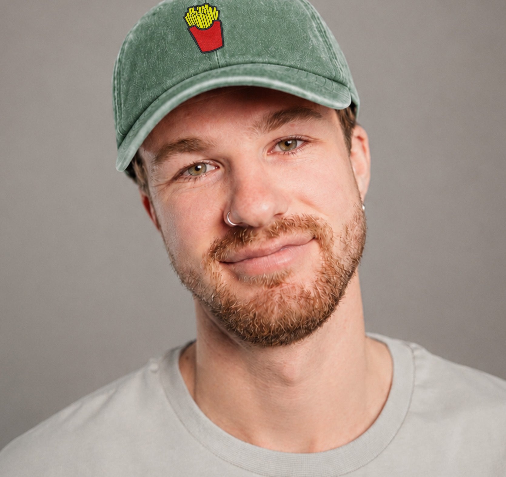 Pommes | Bestickte Vintage Cap