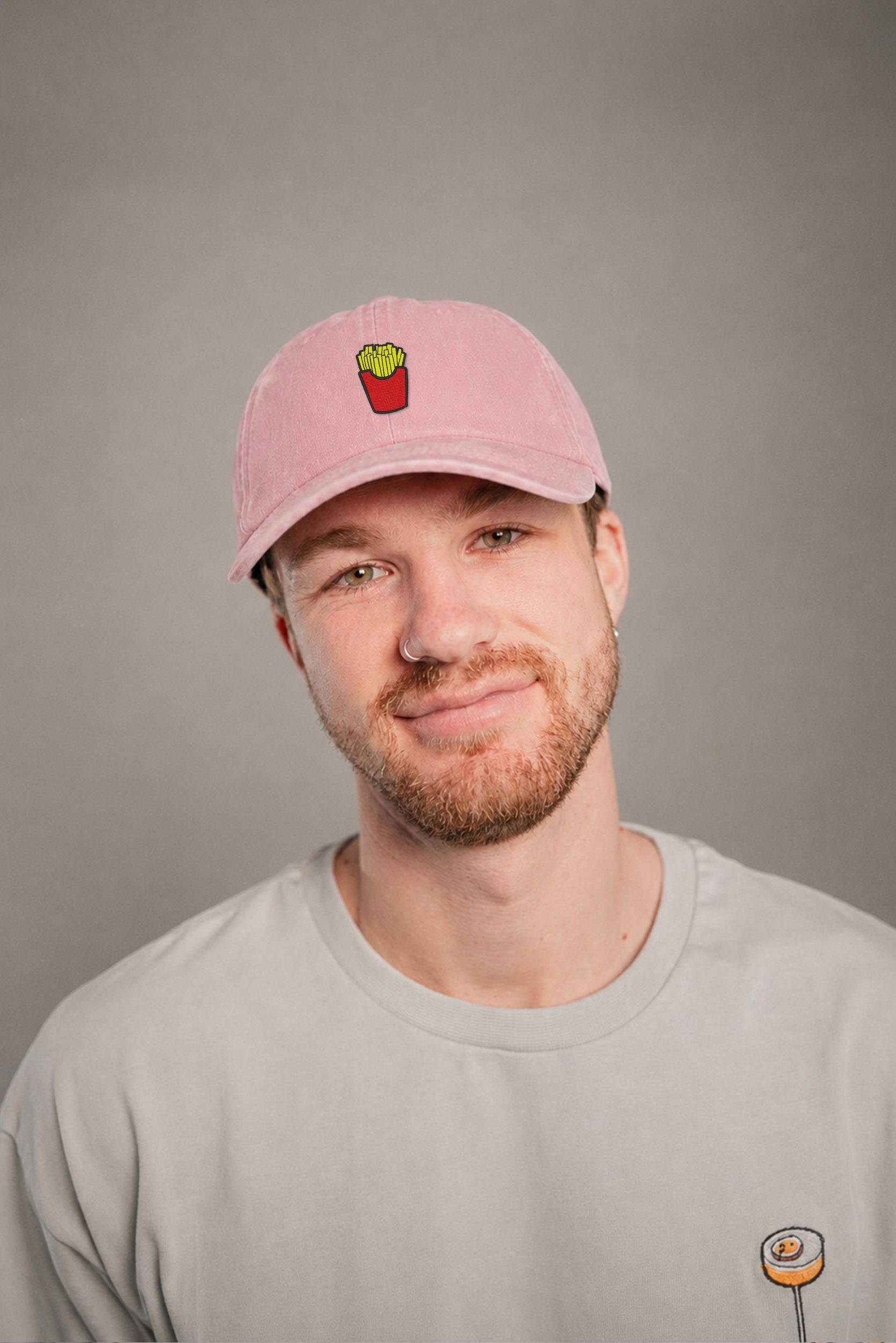 Pommes Vintage Dusty Pink Vintage Cap
