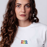 Pride Proud | Besticktes Bio Baumwoll Unisex T-Shirt