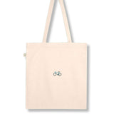 Rennrad | Bestickte Bio Baumwoll Tasche