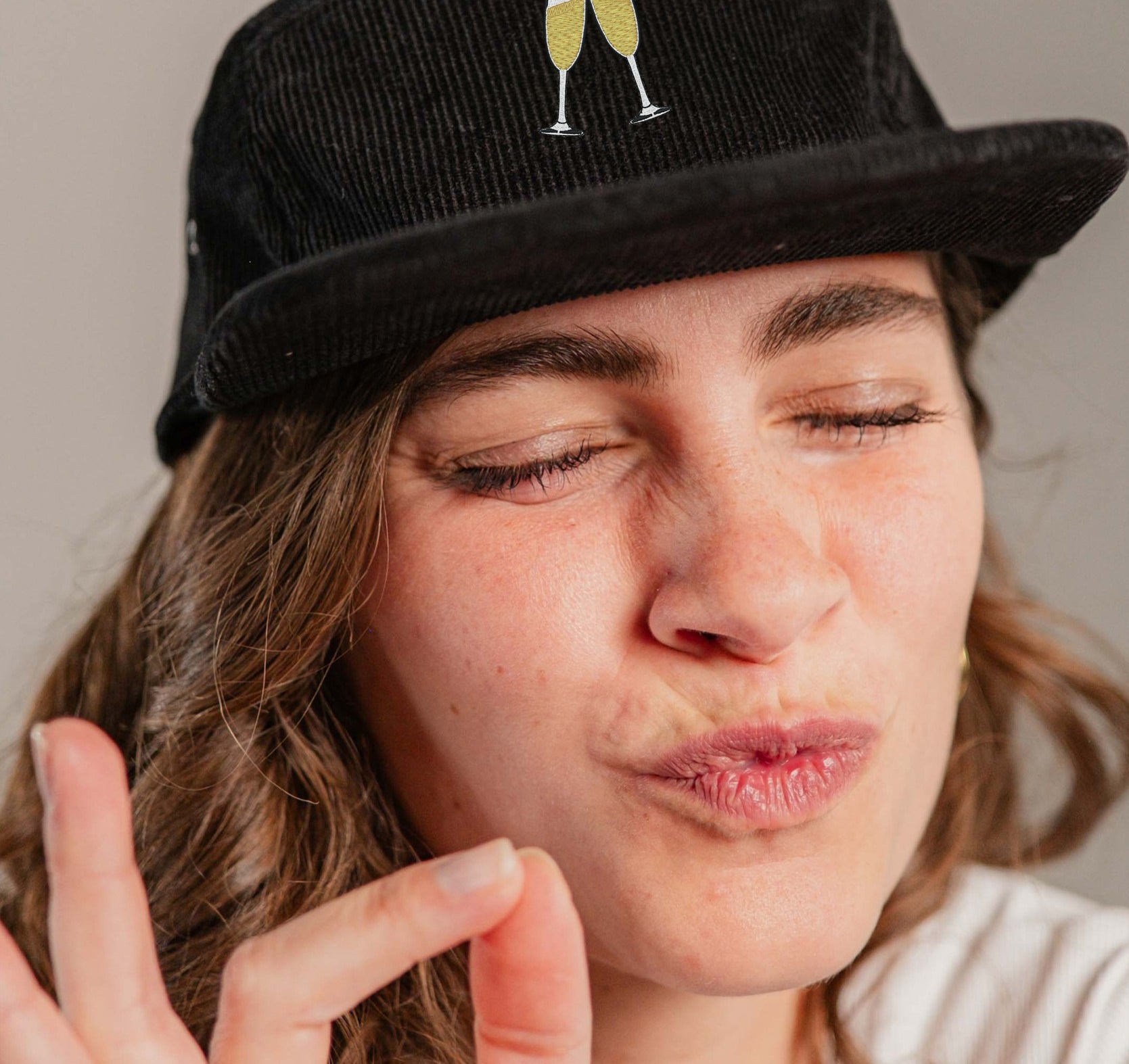 SEKT EMOJI Cord Camper Cap