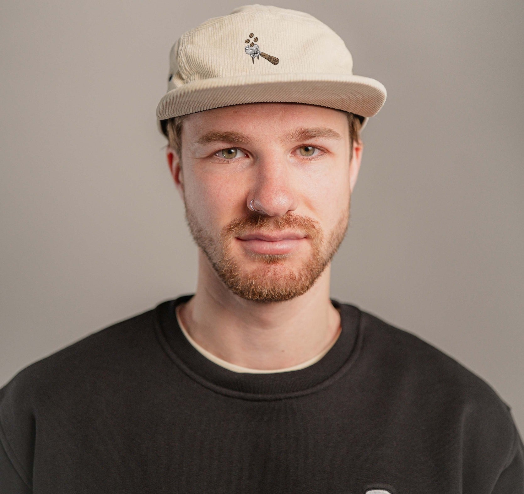 Siebtrager Beans Camper-Cap sand Cord Camper Cap