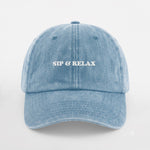 Sip And Relax Vintage Cap