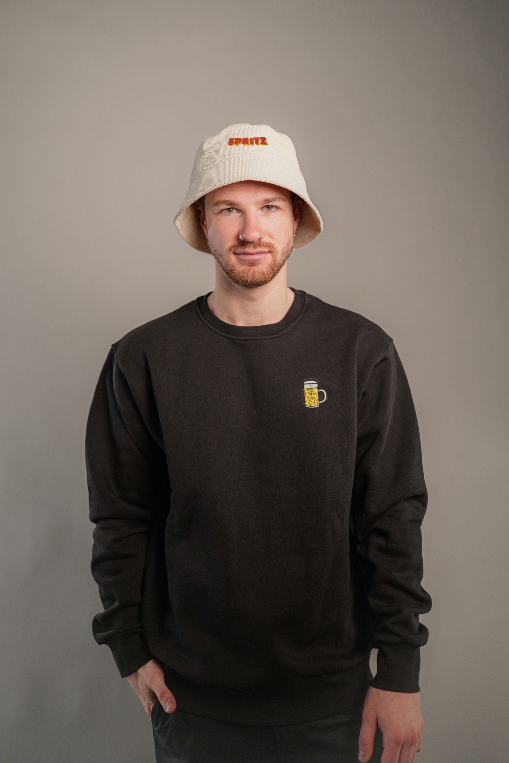 Spritz Signature beige Cord Bucket Hat
