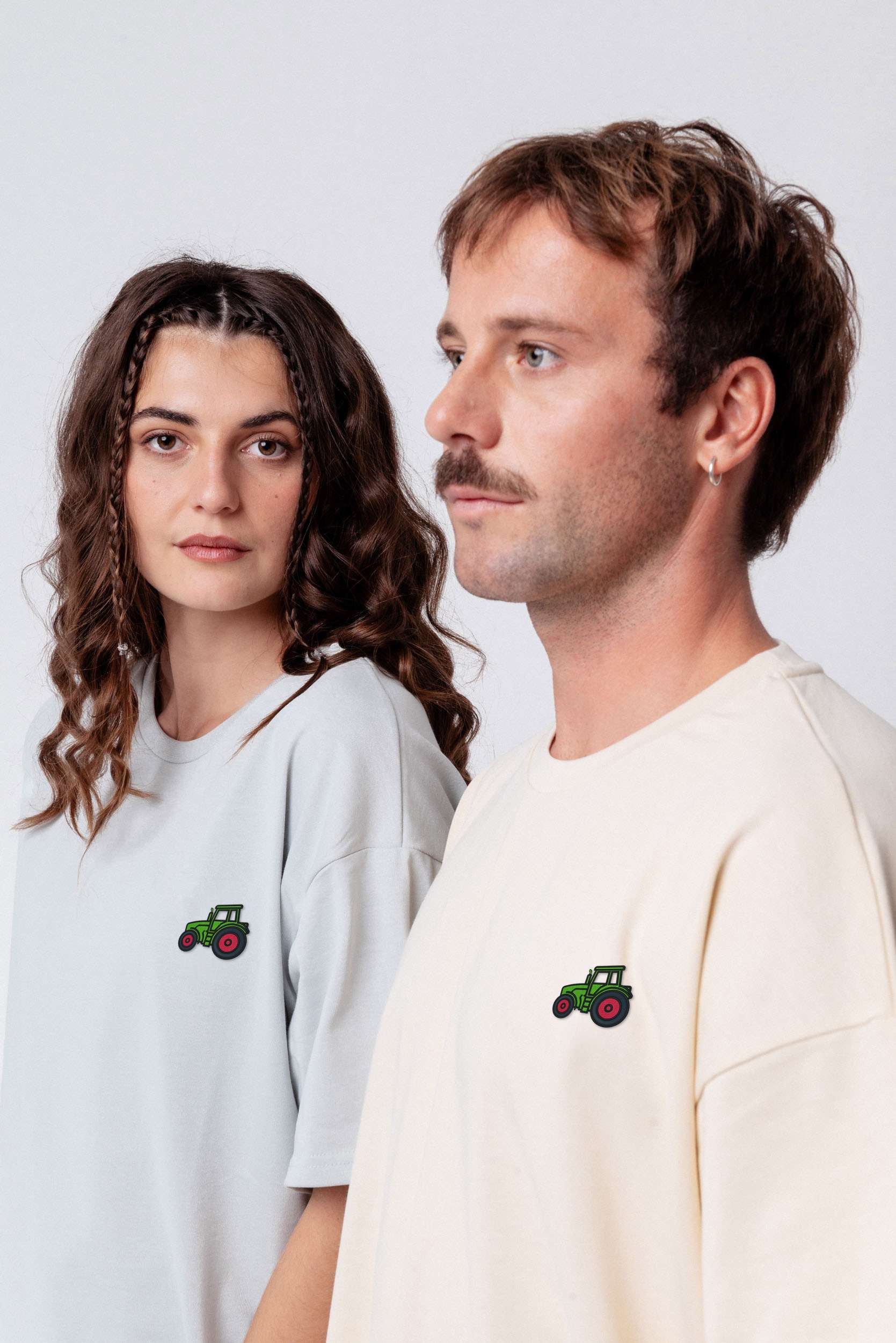 Traktor T-Shirt Sand