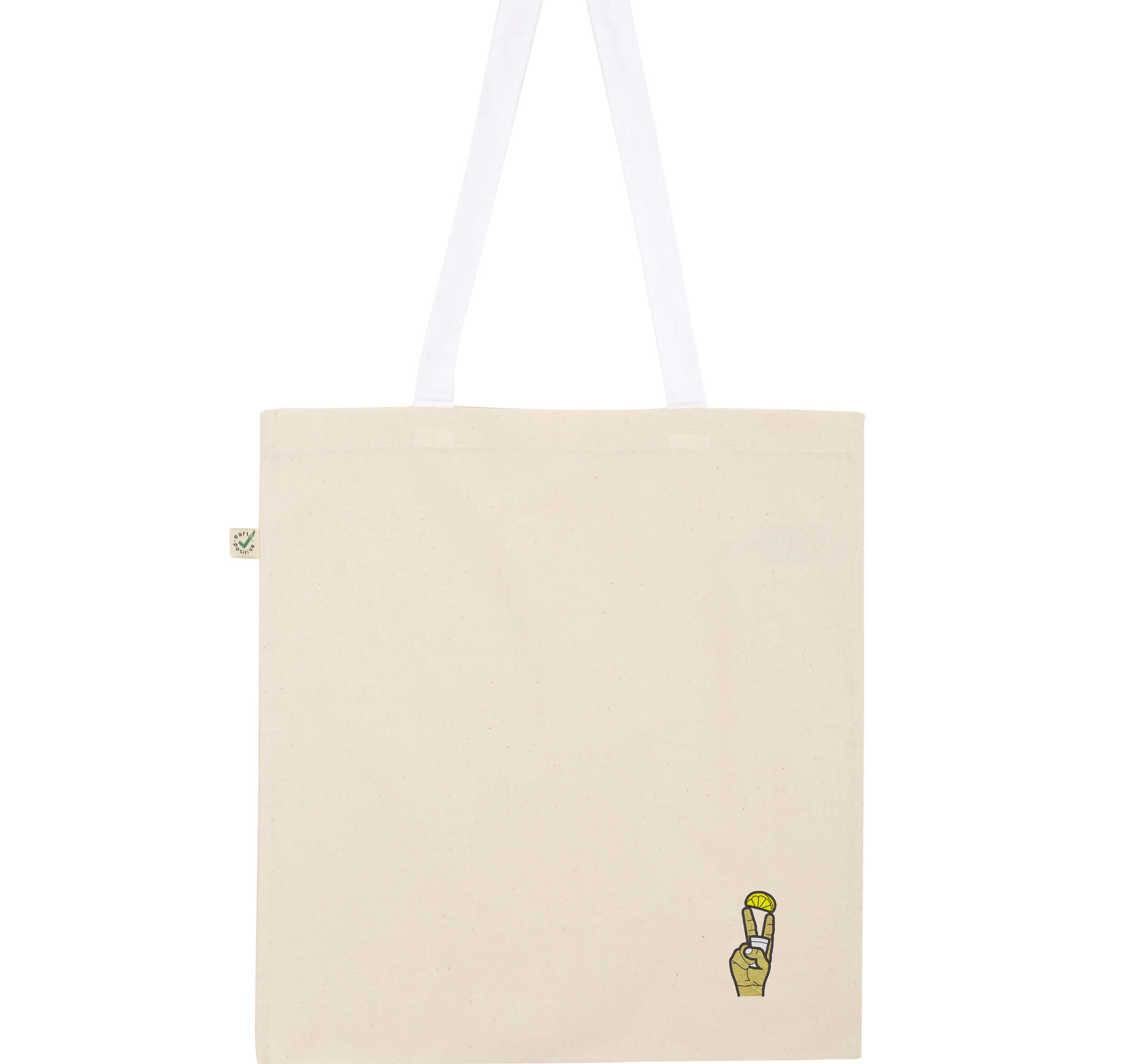 Tequila Shot | Bestickte Bio Baumwoll Tasche