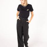 Tornado | Besticktes Frauen Bio Baumwoll T-Shirt