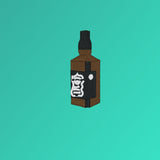 Whisky | Bestickte Bio Baumwoll Tasche